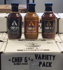 Chef G BarBQ Variety Pack - Get all 3 and SAVE!